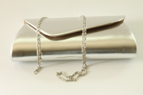Wallet Clutch Silber