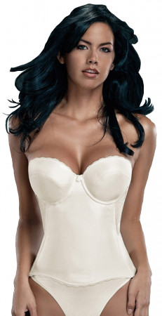 Rückenfrei von Flattering me in Ivory -  Korsett/ Corsage